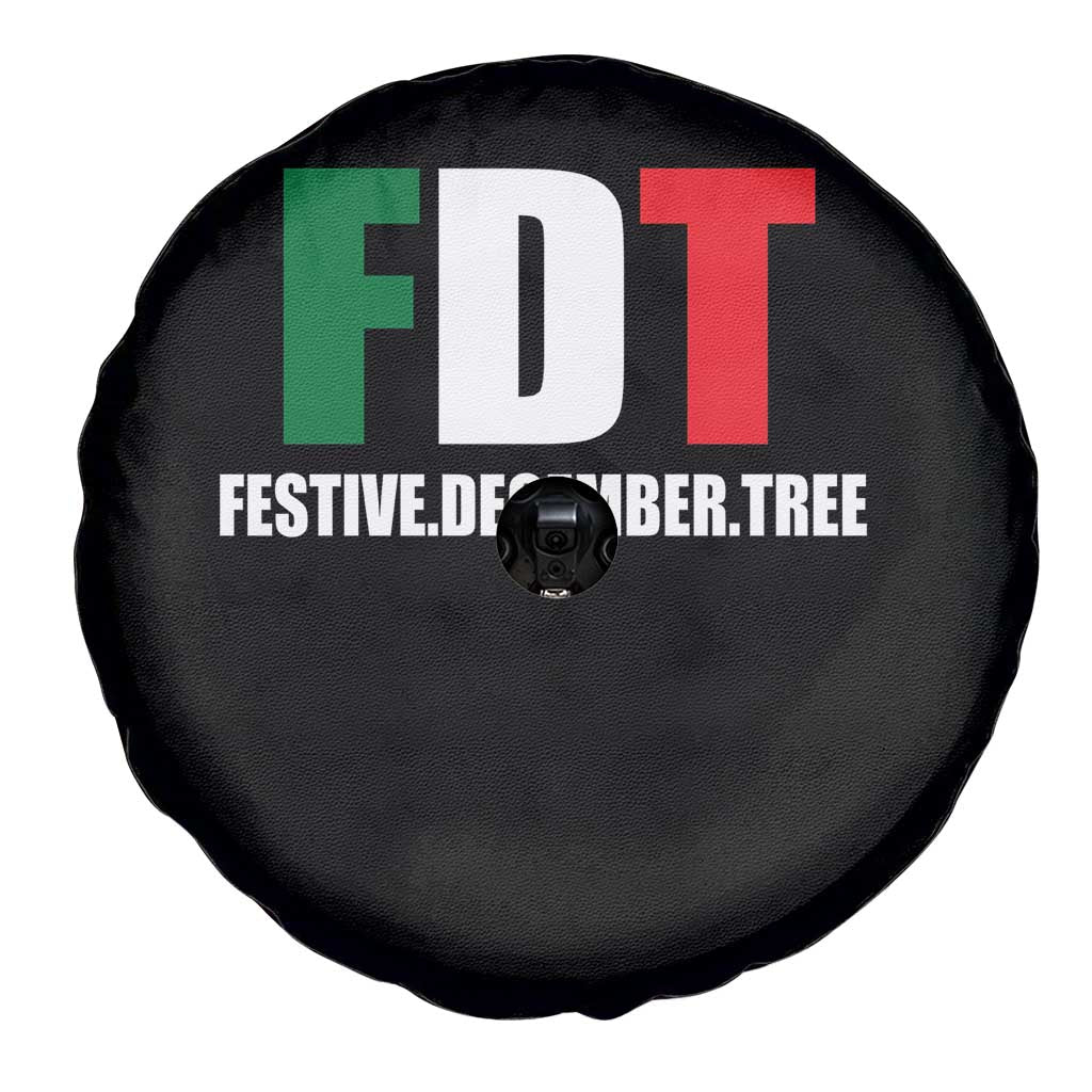 Subtle FDT Christmas Spare Tire Cover Hidden Message Funny Festive December Tree TS10 Print Your Wear