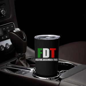 Subtle FDT Christmas Tumbler Cup Hidden Message Funny Festive December Tree TS10 Print Your Wear