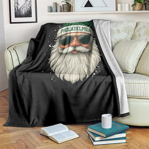 Christmas Philadelphia Fan Throw Blanket Funny Retro Santa Philly Lovers TS10 Print Your Wear