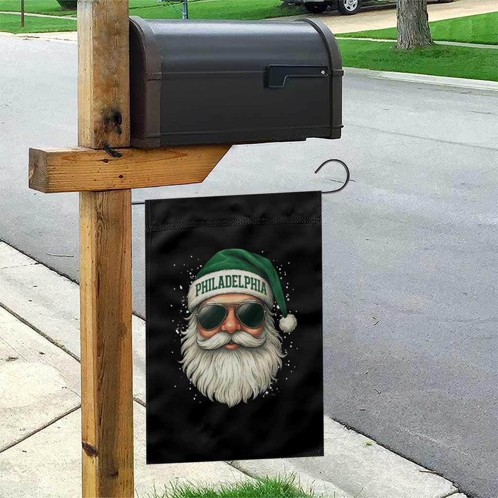Christmas PFE Garden Flag Funny Retro Santa Philly Lovers TS10 Print Your Wear