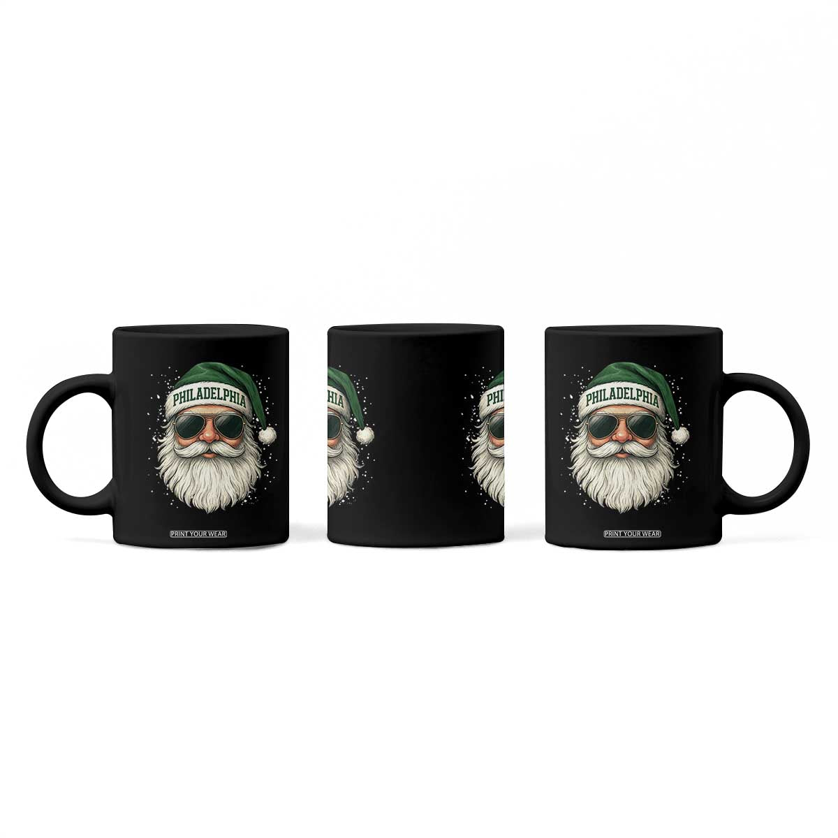 Christmas PFE Coffee Mug Funny Retro Santa Philly Lovers TS10 Print Your Wear