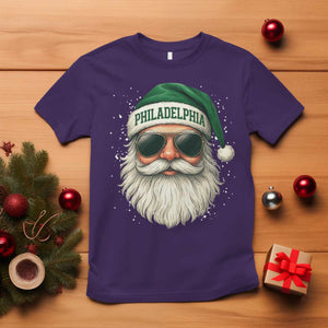 Christmas Philadelphia Fan T Shirt Funny Retro Santa Philly Lovers TS10 Purple Print Your Wear