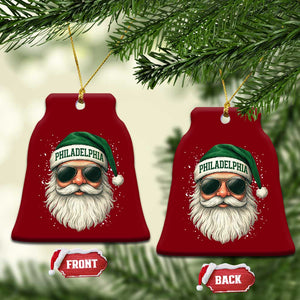 Christmas PFE Ceramic Ornament Funny Retro Santa Philly Lovers TS10 Print Your Wear