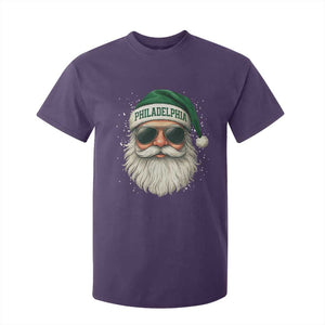 Christmas Philadelphia Fan T Shirt For Kid Funny Retro Santa Philly Lovers TS10 Purple Print Your Wear