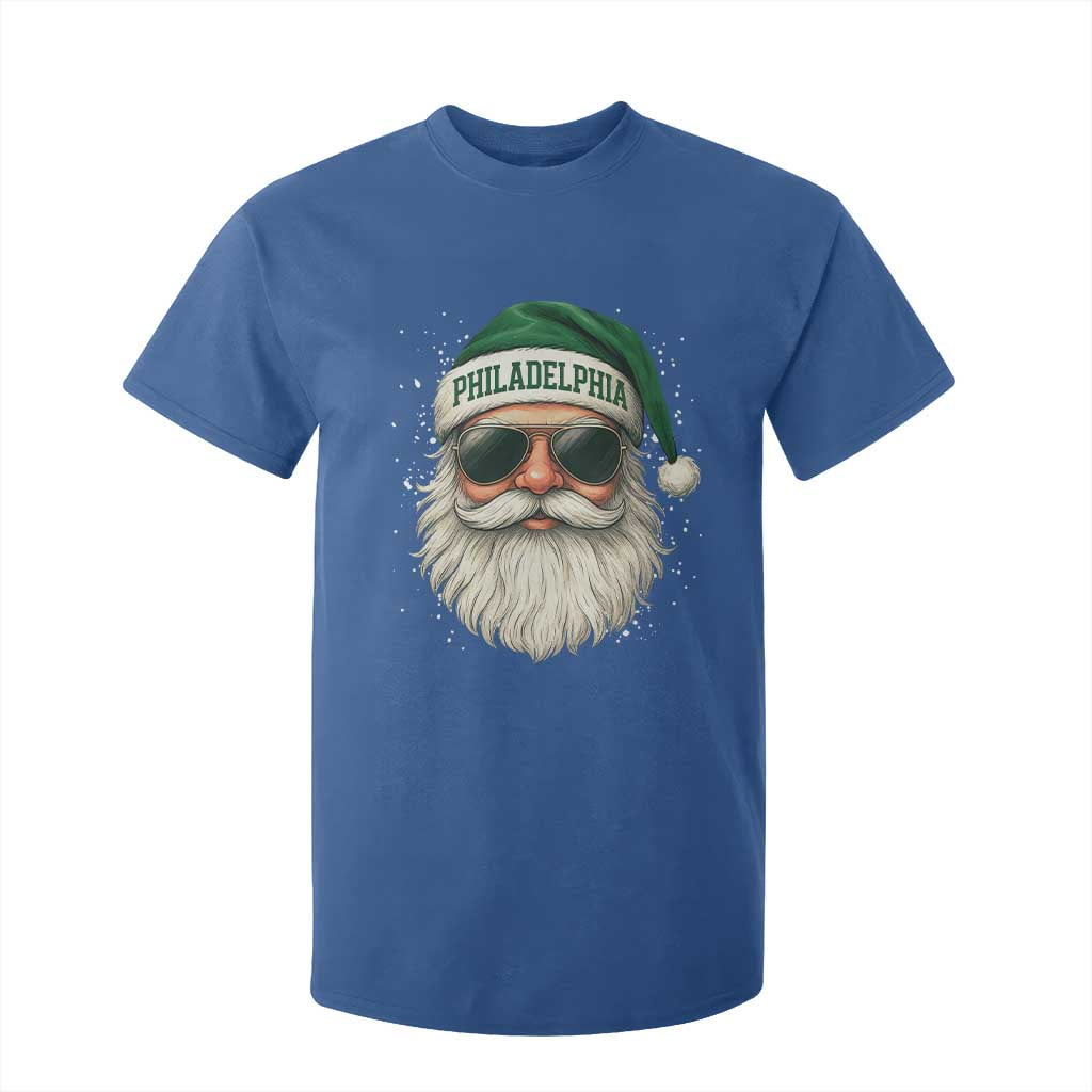 Christmas PFE T Shirt For Kid Funny Retro Santa Philly Lovers TS10 Royal Blue Print Your Wear
