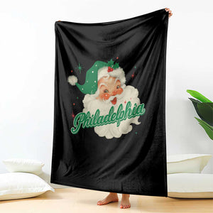 Christmas Philly Lover Throw Blanket Vintage Santa EF Football Fan TS10 Print Your Wear