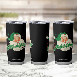 Christmas Philadelphia Football Tumbler Cup Vintage Santa Philly Lovers TS10 Print Your Wear