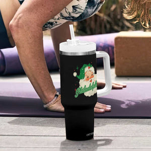 Christmas Philly Lover Tumbler With Handle Vintage Santa EF Football Fan TS10 Print Your Wear