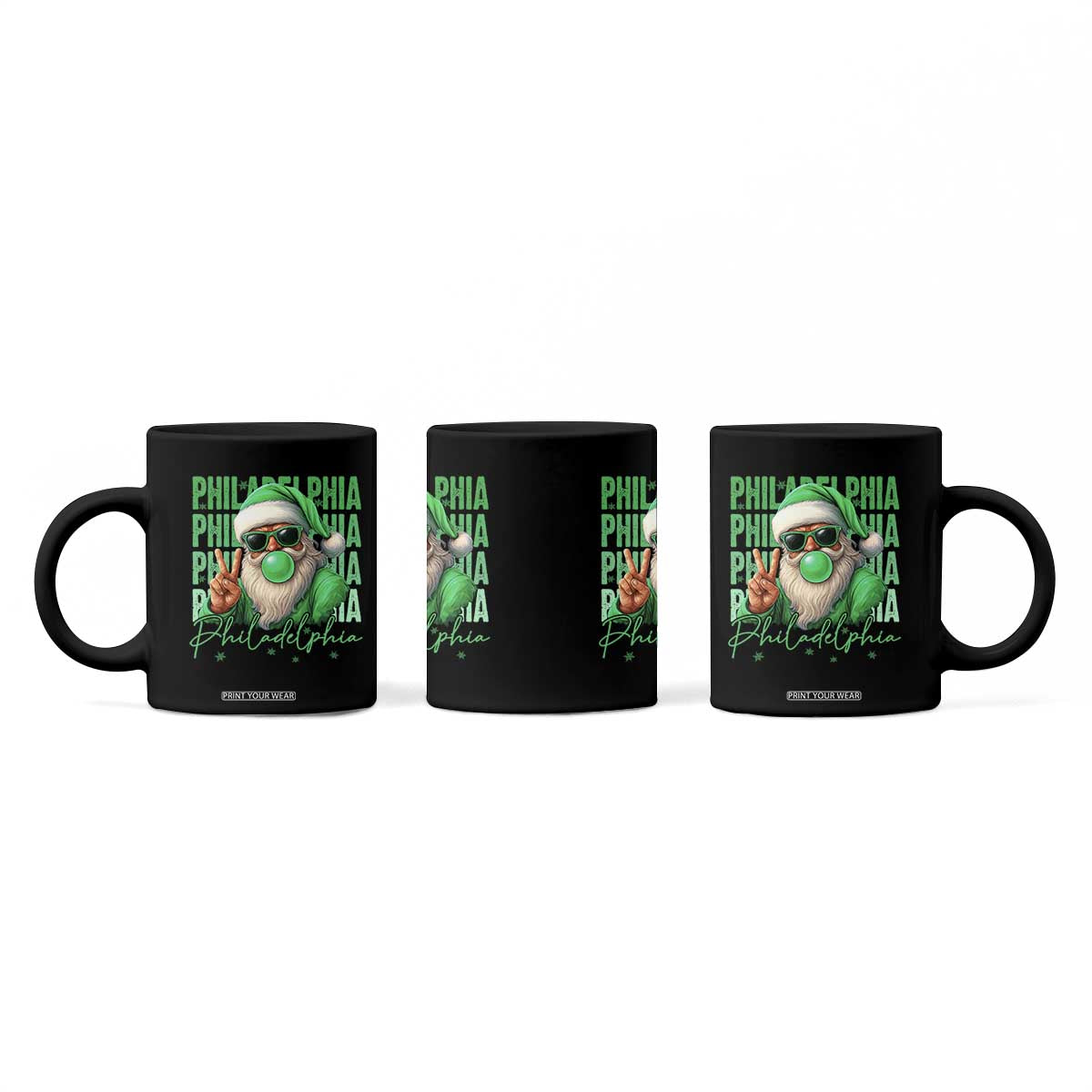 Christmas Philly Lover Coffee Mug Santa Retro EF Football Fan TS10 Print Your Wear