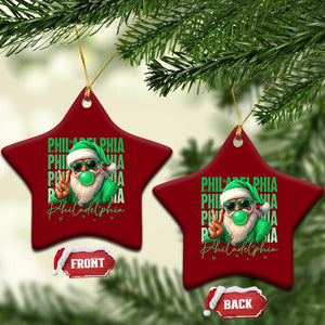 Christmas Philly Lover Ceramic Ornament Santa Retro EF Football Fan TS10 Print Your Wear