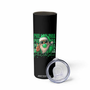 Christmas Philly Lover Skinny Tumbler Santa Retro EF Football Fan TS10 Print Your Wear