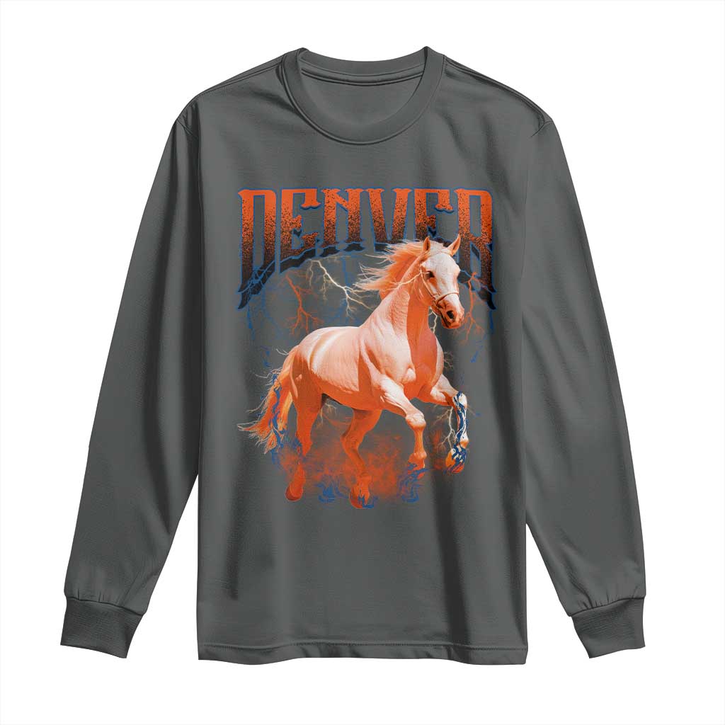DFB Fan Long Sleeve Shirt Vintage Mascot Game Day Bootleg TS10 Dark Heather Print Your Wear