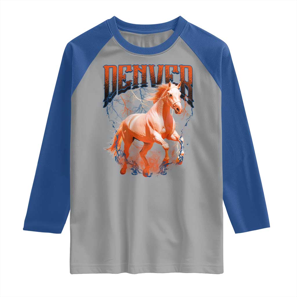 DFB Fan Raglan Shirt Vintage Mascot Game Day Bootleg TS10 Sport Gray Royal Print Your Wear