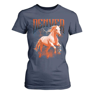 DFB Fan T Shirt For Women Vintage Mascot Game Day Bootleg TS10 Navy Print Your Wear