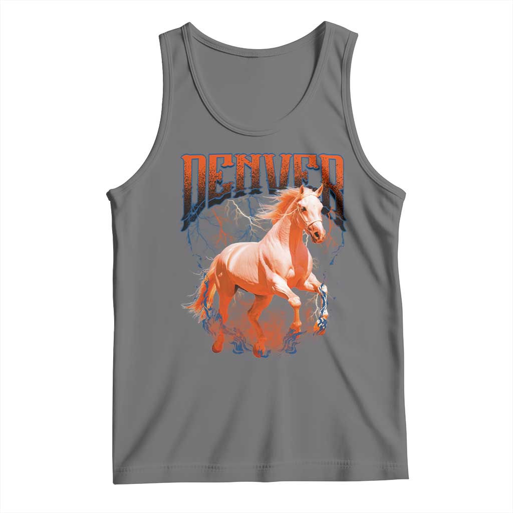 DFB Fan Tank Top Vintage Mascot Game Day Bootleg TS10 Black Heather Print Your Wear