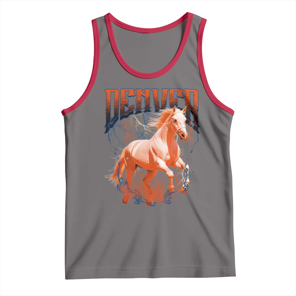 DFB Fan Tank Top Vintage Mascot Game Day Bootleg TS10 Deep Heather Red Print Your Wear