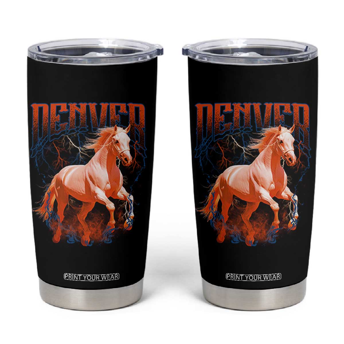 DFB Fan Tumbler Cup Vintage Mascot Game Day Bootleg TS10 Black Print Your Wear
