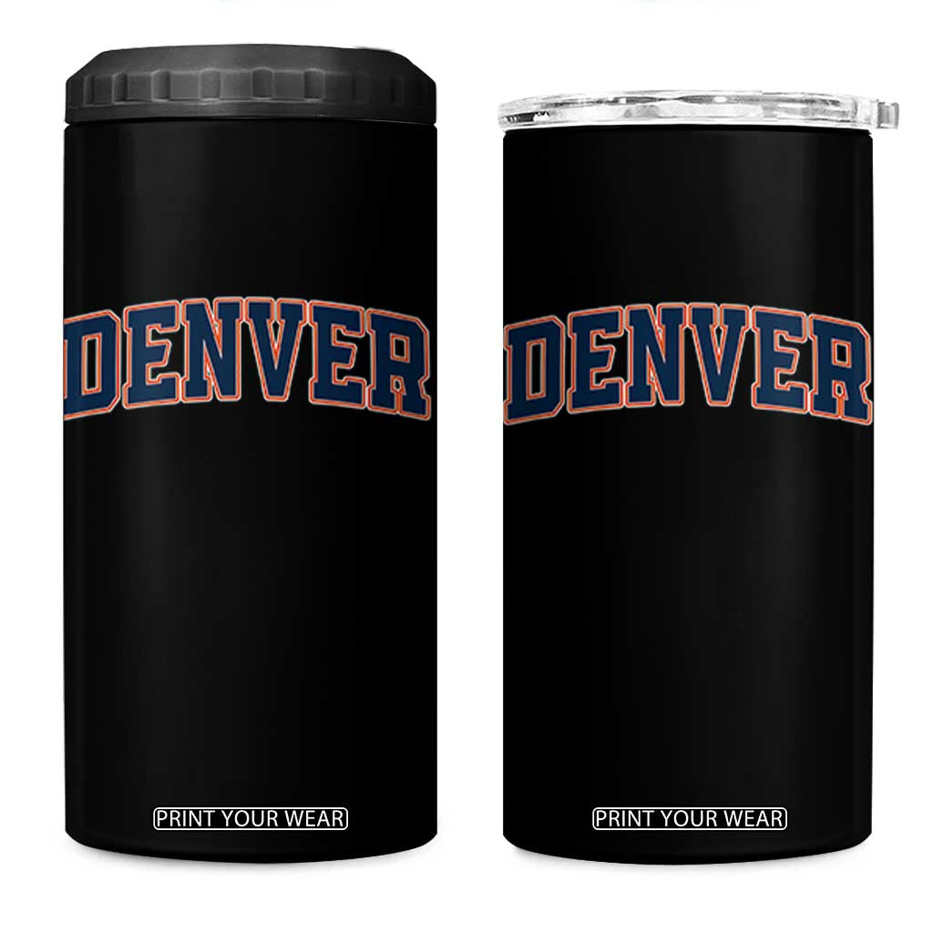 DFB Fan 4 in 1 Can Cooler Tumbler Vintage Sports Style 80s 90s Game Day TS10 One Size: 16 oz Black Print Your Wear
