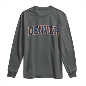 DFB Fan Long Sleeve Shirt Vintage Sports Style 80s 90s Game Day TS10 Dark Heather Print Your Wear