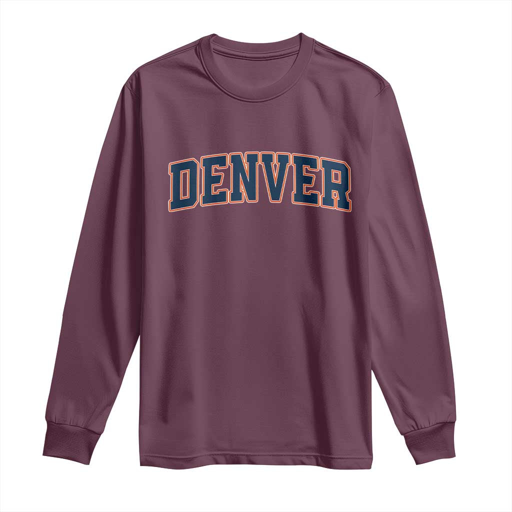 DFB Fan Long Sleeve Shirt Vintage Sports Style 80s 90s Game Day TS10 Maroon Print Your Wear