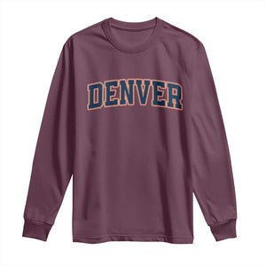 DFB Fan Long Sleeve Shirt Vintage Sports Style 80s 90s Game Day TS10 Maroon Print Your Wear
