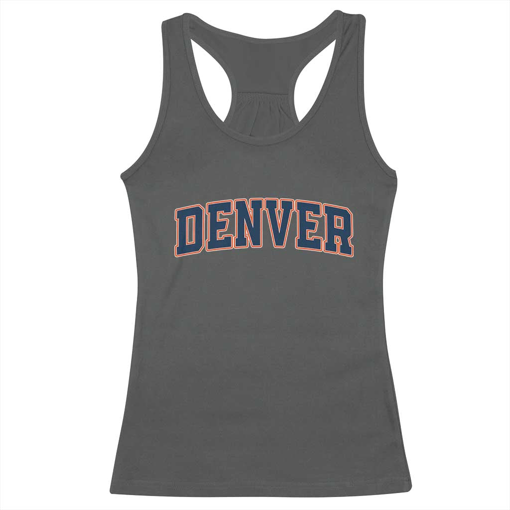 DFB Fan Racerback Tank Top Vintage Sports Style 80s 90s Game Day TS10 Dark Heather Print Your Wear