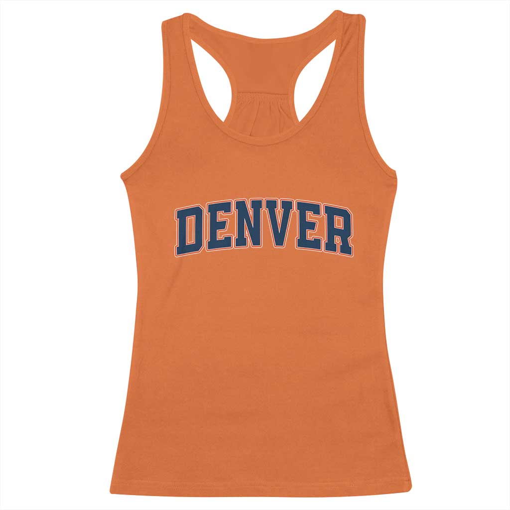 DFB Fan Racerback Tank Top Vintage Sports Style 80s 90s Game Day TS10 Orange Print Your Wear