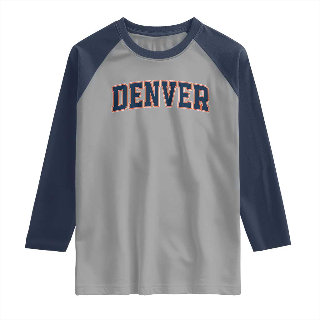 DFB Fan Raglan Shirt Vintage Sports Style 80s 90s Game Day TS10 Sport Gray Navy Print Your Wear