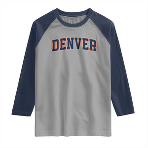 DFB Fan Raglan Shirt Vintage Sports Style 80s 90s Game Day TS10 Sport Gray Navy Print Your Wear