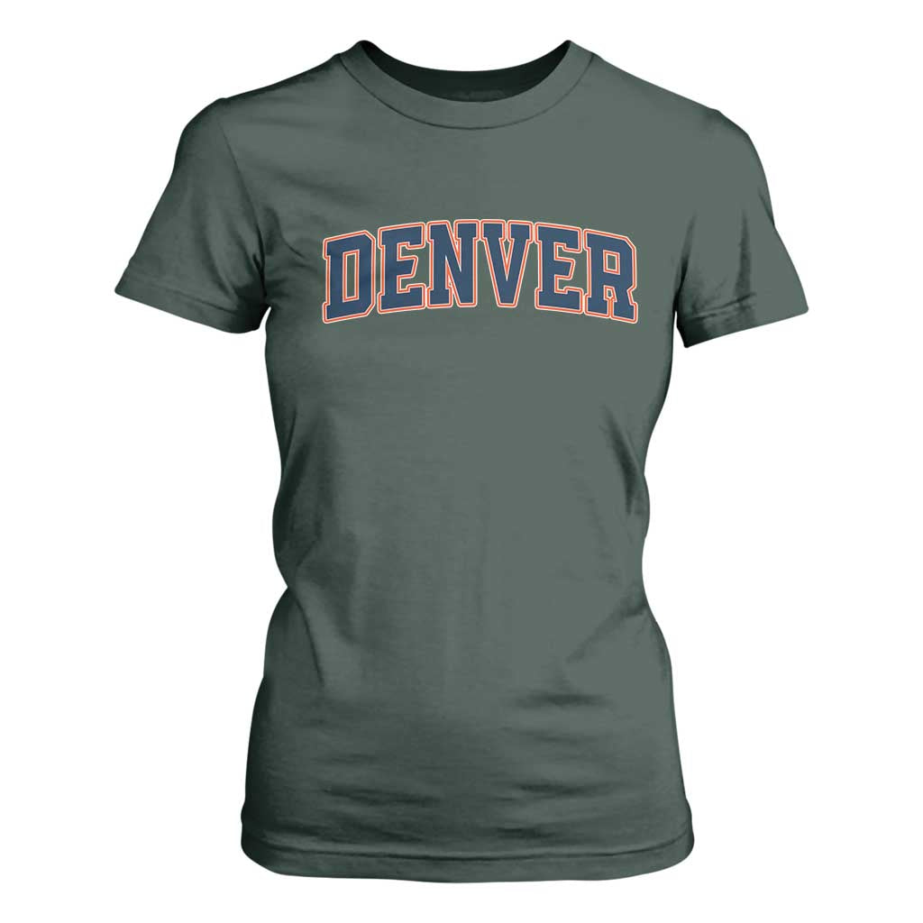 DFB Fan T Shirt For Women Vintage Sports Style 80s 90s Game Day TS10 Dark Forest Green Print Your Wear