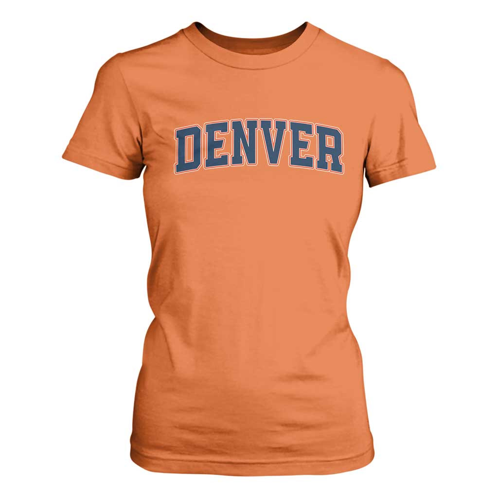 DFB Fan T Shirt For Women Vintage Sports Style 80s 90s Game Day TS10 Orange Print Your Wear