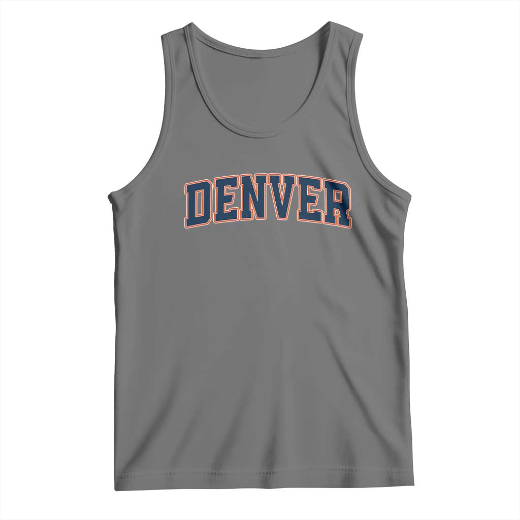 DFB Fan Tank Top Vintage Sports Style 80s 90s Game Day TS10 Black Heather Print Your Wear