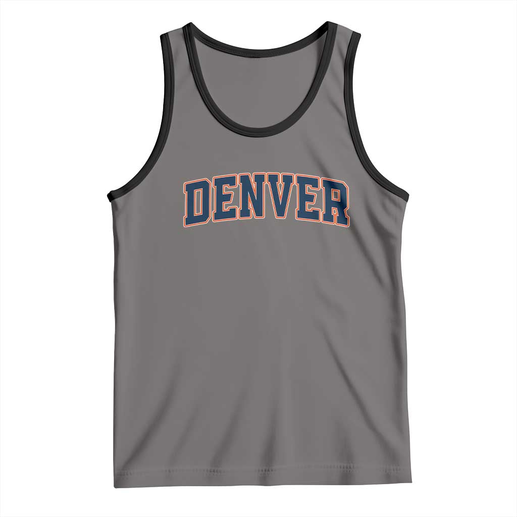 DFB Fan Tank Top Vintage Sports Style 80s 90s Game Day TS10 Deep Heather Black Print Your Wear