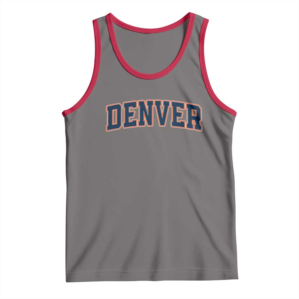 DFB Fan Tank Top Vintage Sports Style 80s 90s Game Day TS10 Deep Heather Red Print Your Wear