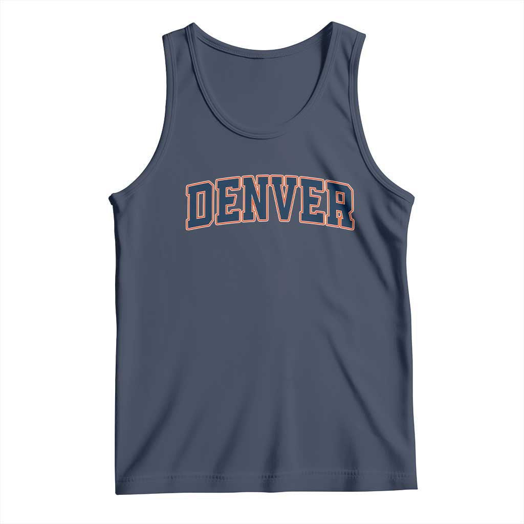 DFB Fan Tank Top Vintage Sports Style 80s 90s Game Day TS10 Navy Print Your Wear