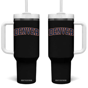 DFB Fan Tumbler With Handle Vintage Sports Style 80s 90s Game Day TS10 One Size: 40 oz Black Print Your Wear