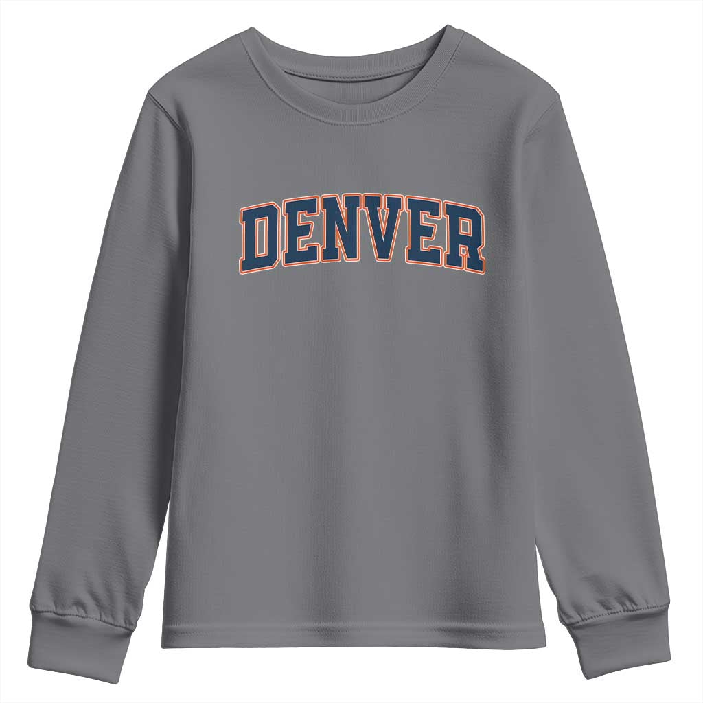 DFB Fan Youth Sweatshirt Vintage Sports Style 80s 90s Game Day TS10 Charcoal Print Your Wear