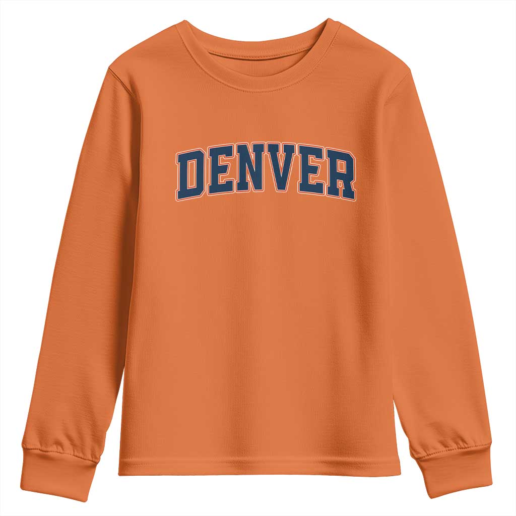 DFB Fan Youth Sweatshirt Vintage Sports Style 80s 90s Game Day TS10 Orange Print Your Wear