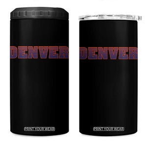 DFB Fan 4 in 1 Can Cooler Tumbler Vintage Sports Style 80s 90s Gifts TS10 One Size: 16 oz Black Print Your Wear