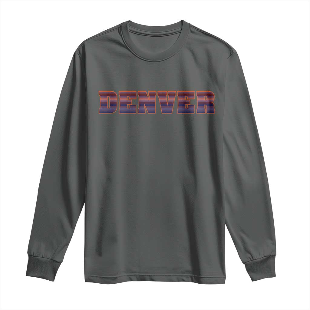 DFB Fan Long Sleeve Shirt Vintage Sports Style 80s 90s Gifts TS10 Dark Heather Print Your Wear