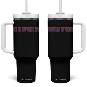 DFB Fan Tumbler With Handle Vintage Sports Style 80s 90s Gifts TS10 One Size: 40 oz Black Print Your Wear