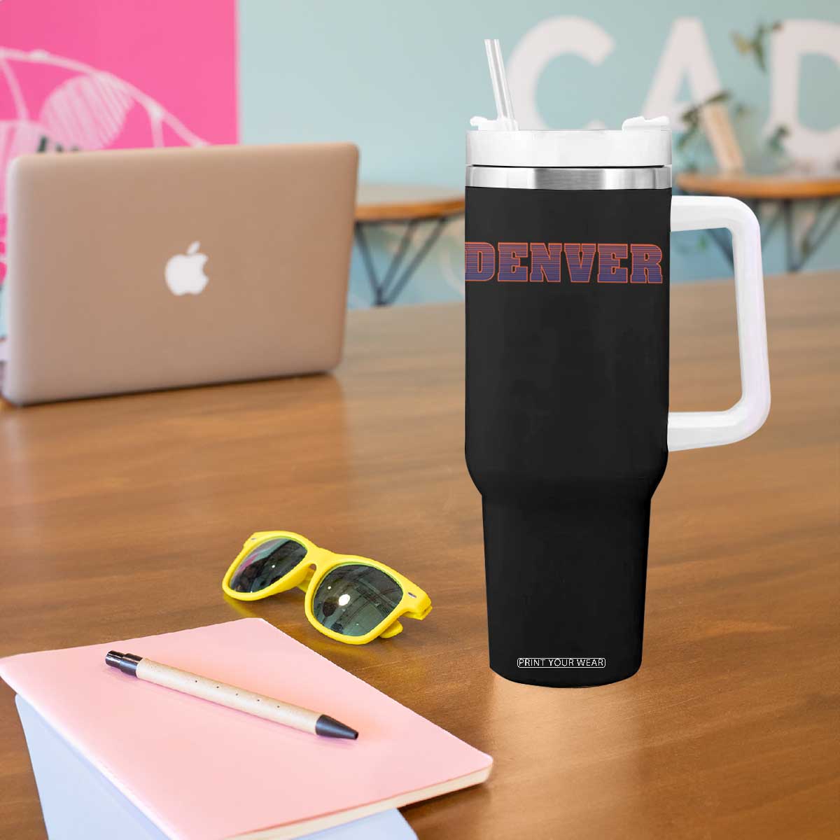 DFB Fan Tumbler With Handle Vintage Sports Style 80s 90s Gifts TS10 Print Your Wear