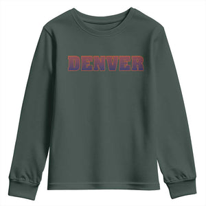 DFB Fan Youth Sweatshirt Vintage Sports Style 80s 90s Gifts TS10 Dark Forest Green Print Your Wear