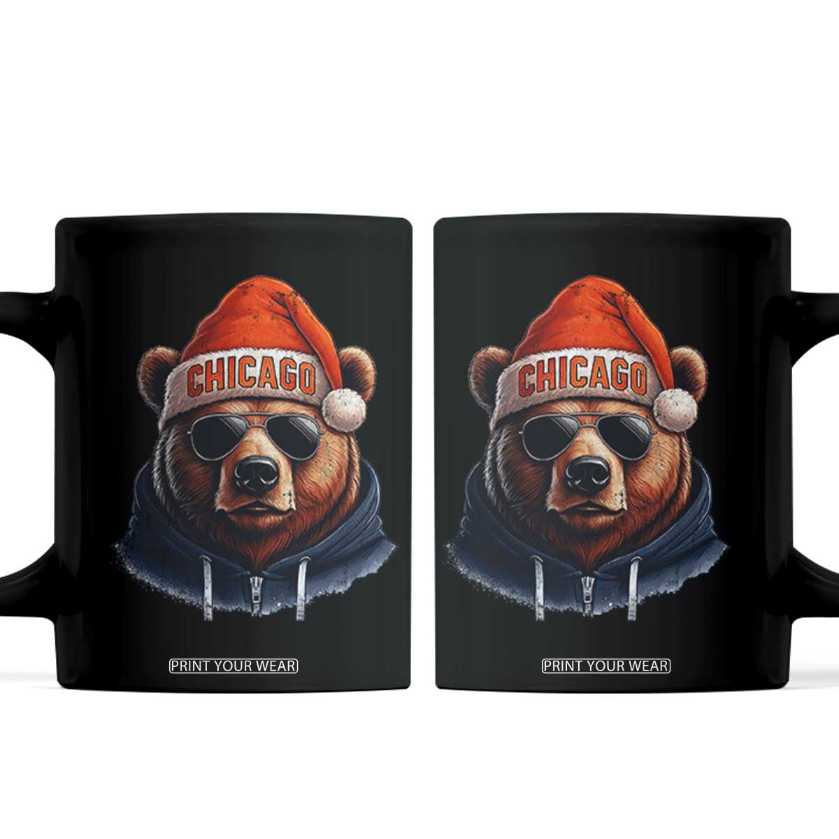 Vintage CFB Christmas Coffee Mug Trendy Fan Gifts Game Day Apparel TS10 Black Print Your Wear
