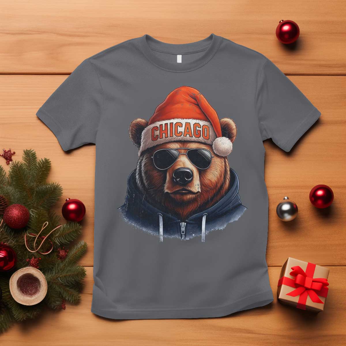 Vintage CFB Christmas T Shirt Trendy Fan Gifts Game Day Apparel TS10 Charcoal Print Your Wear