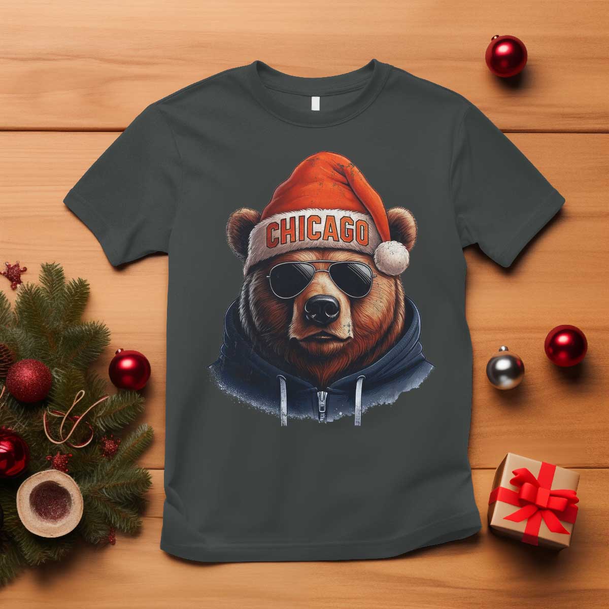 Vintage CFB Christmas T Shirt Trendy Fan Gifts Game Day Apparel TS10 Dark Heather Print Your Wear