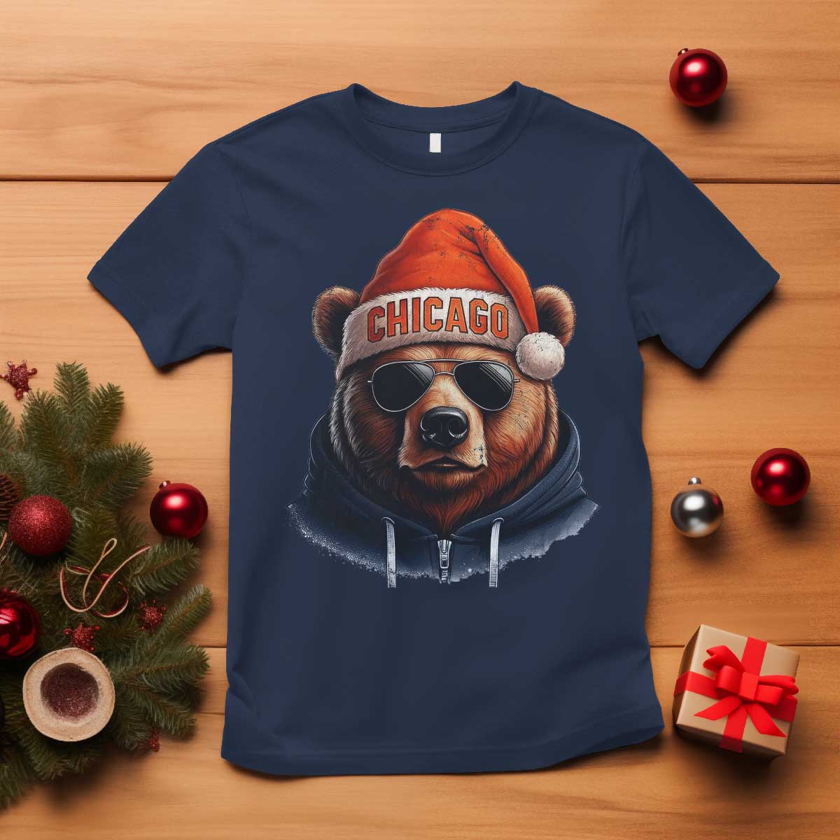 Vintage CFB Christmas T Shirt Trendy Fan Gifts Game Day Apparel TS10 Navy Print Your Wear