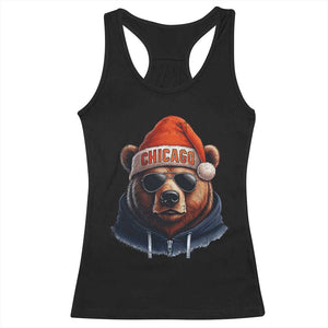 Vintage Chicago Football Christmas Racerback Tank Top Trendy Fan Gifts Game Day Apparel Bears Fan Gear - Print Your Wear