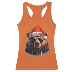 Vintage Chicago Football Christmas Racerback Tank Top Trendy Fan Gifts Game Day Apparel Bears Fan Gear - Print Your Wear