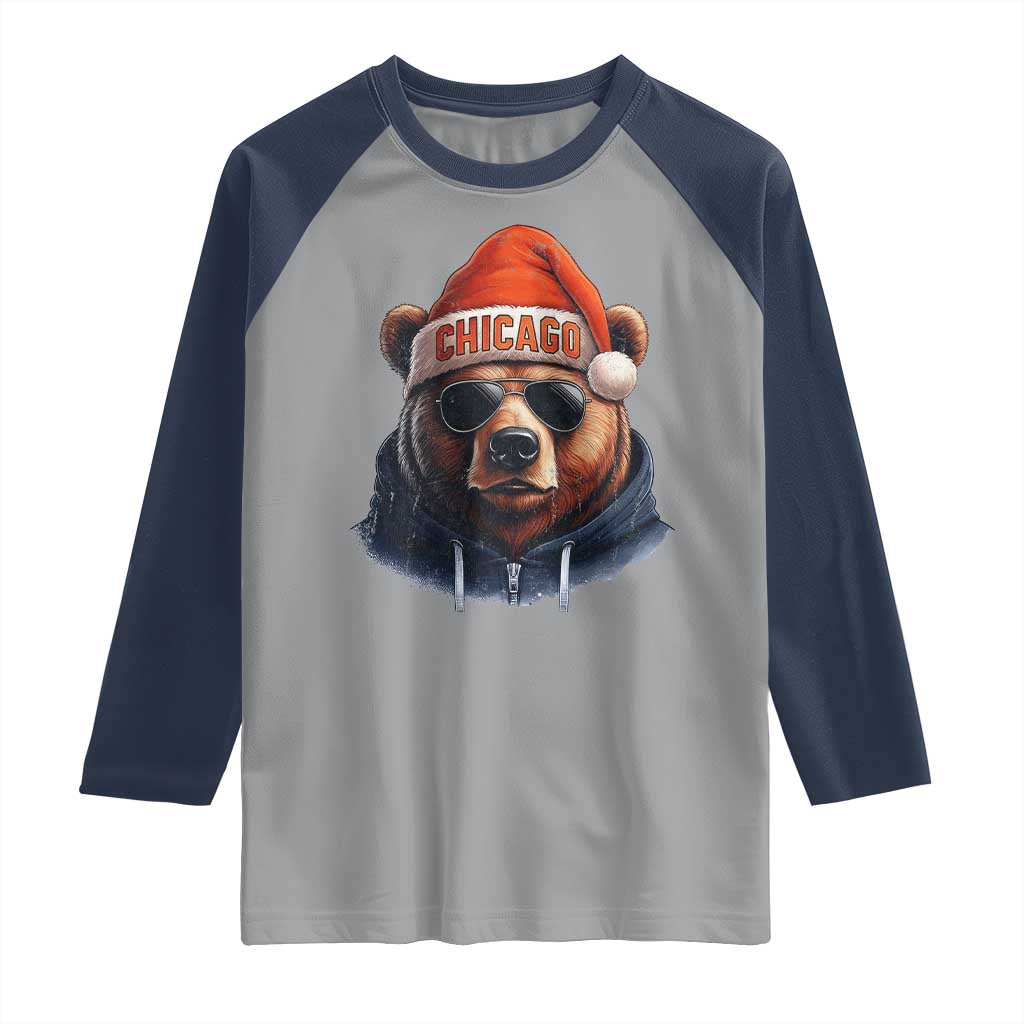 Vintage CFB Christmas Raglan Shirt Trendy Fan Gifts Game Day Apparel TS10 Sport Gray Navy Print Your Wear